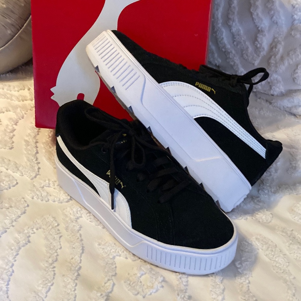 Brand new Puma soft foam platform athletic shoe.